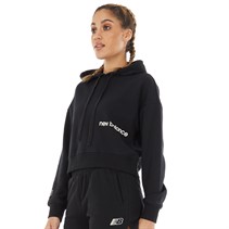 New Balance Womens Essentials Hoodie Black