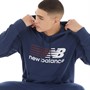 New Balance Mens Classic Hoodie NB Navy