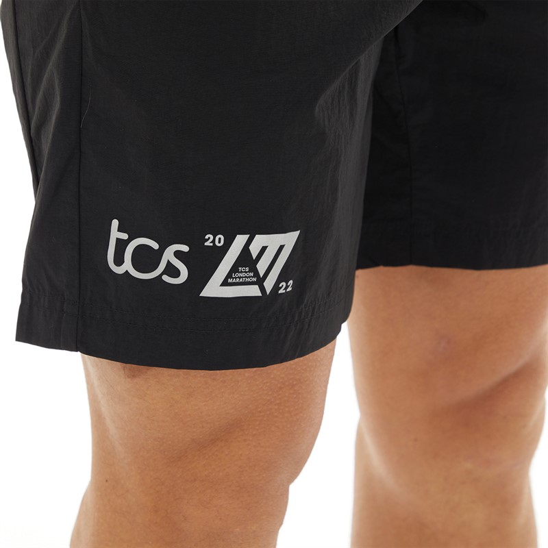 Buy New Balance Mens Athlectics Woven Shorts Black