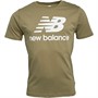 New Balance T-Shirts Essentials Stacked Logo Homme Vert