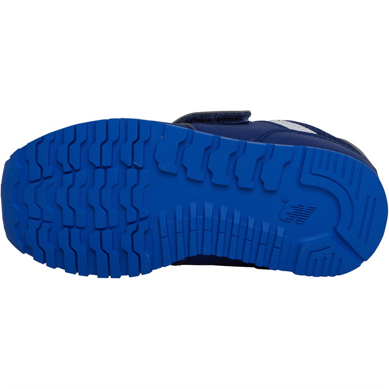 New Balance Infant 393 Hook & Loop Trainers Blue/White