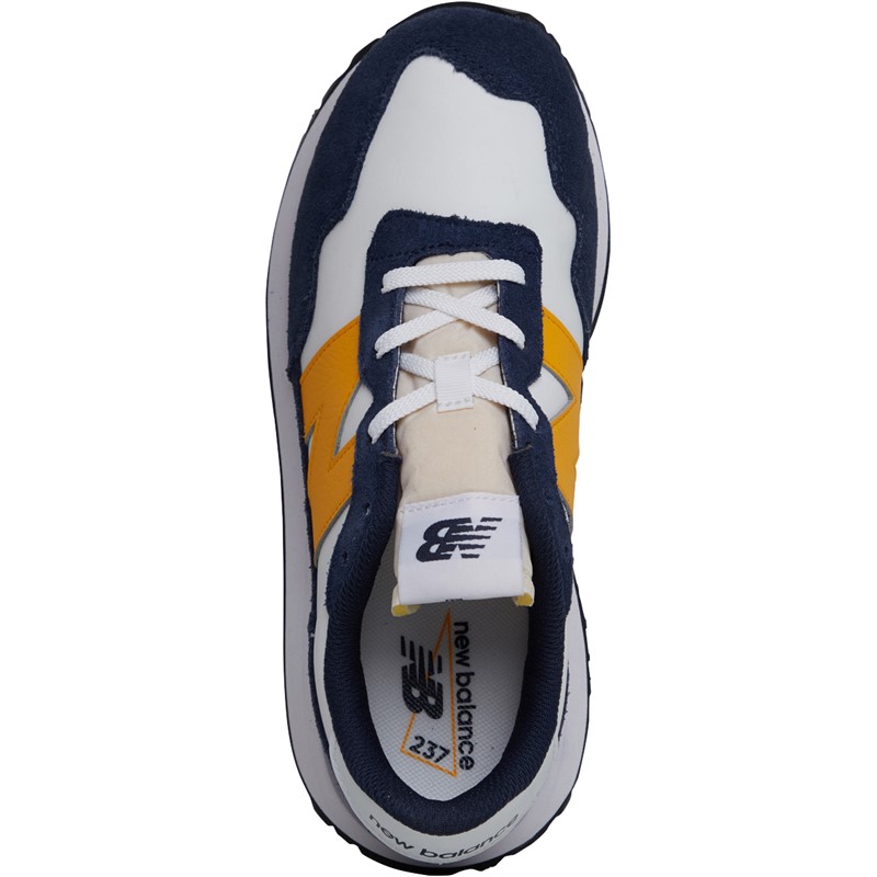 New Balance Kids 237 Trainers White/Blue/Yellow