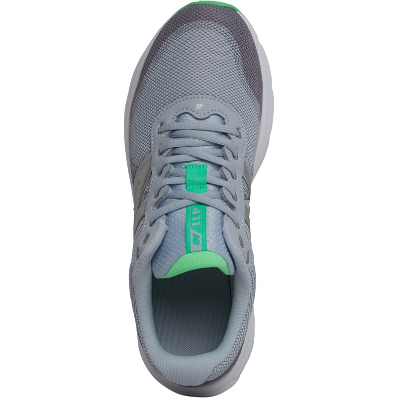 Buy New Balance Mens 411 V2 Neutral Running Shoes Grey Green