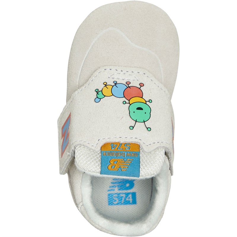 New Balance Infant 574 Crib Bootie Azul