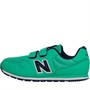 New Balance Kids 500 Hook & Loop Trainers Green/Navy