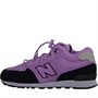 New Balance Kids 574 Mid Cut Boot Trainers Black/Purple