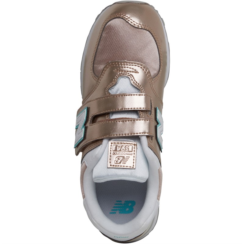 New balance rose gold trainers best sale