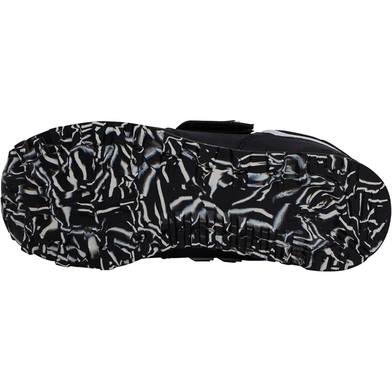 New Balance Kids 574 Hook & Loop Trainers Black/White