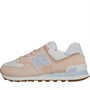 New Balance Womens 574 Trainers Roase Water/Sea Salt
