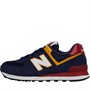 New Balance 574 AS Roma Edition Trainers Navy/Yellow/Red