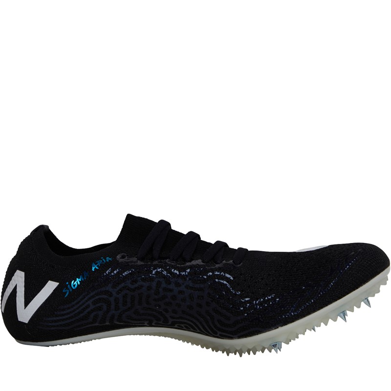 Buy New Balance Mens Competition Sigma Aria Sprint Running Track Spikes Black White Blue