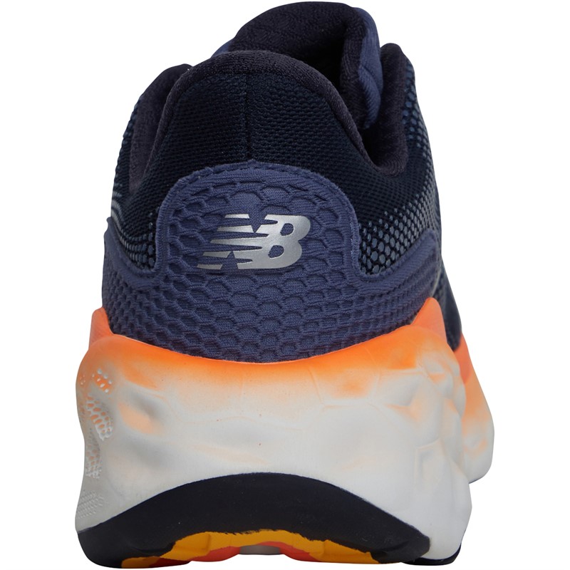 Buy New Balance Mens Fresh Foam More V3 Neutral Running Shoes Navy Orange White