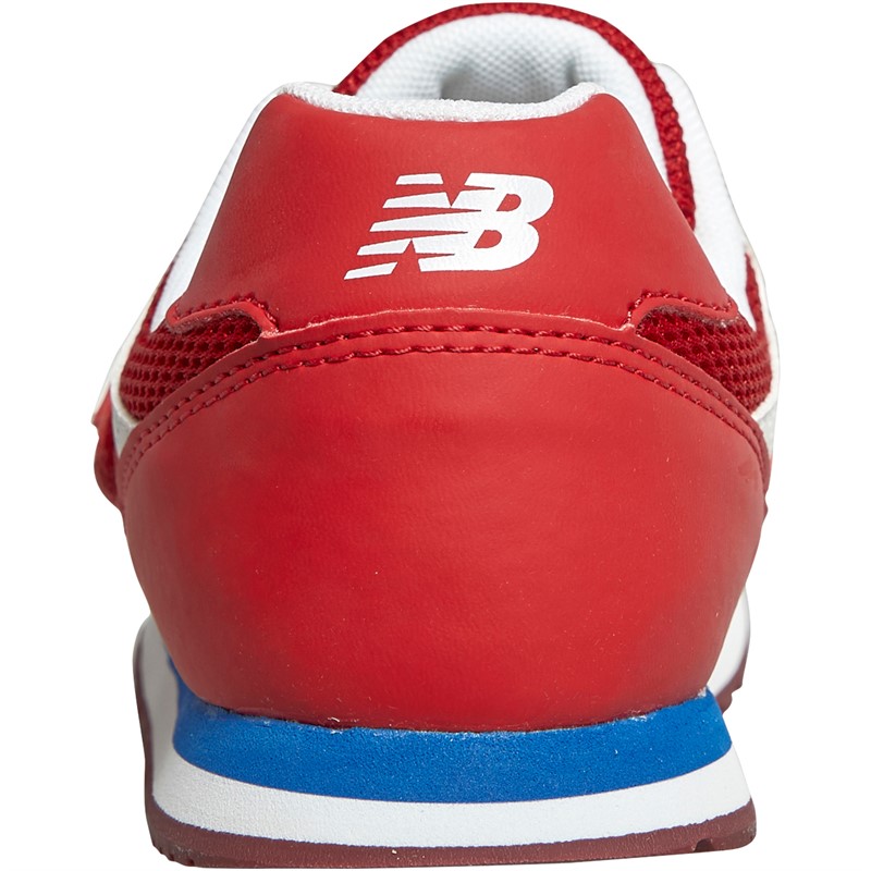 Buy New Balance Kids 393 Hook Loop Trainers Red White