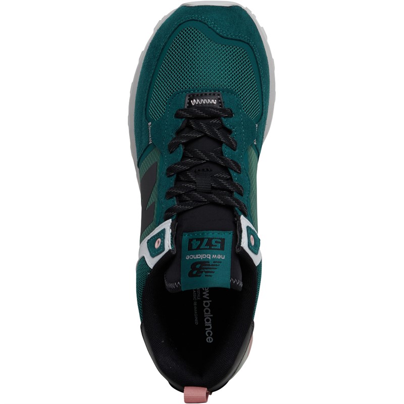 New Balance Mens 574 Trainers Mountain Teal