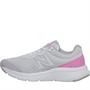New Balance Womens 411 V2 Neutral Running Shoes White/Vibrant Pink