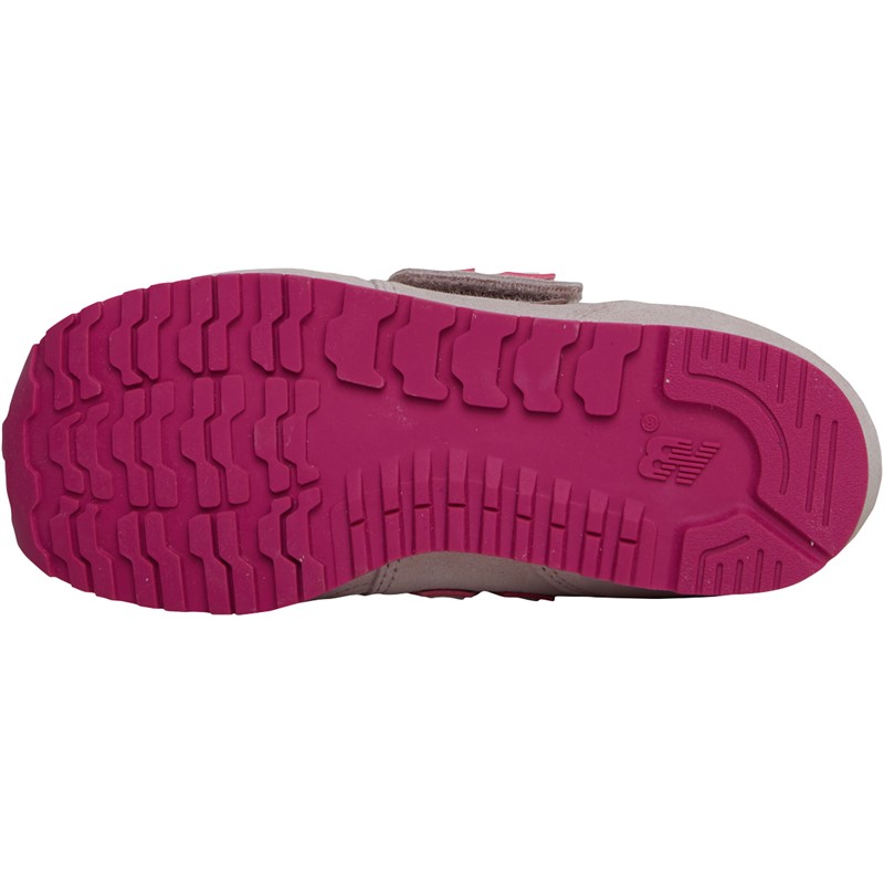 New Balance Kids 373 Hook & Loop Trainers Pink/Hot Pink