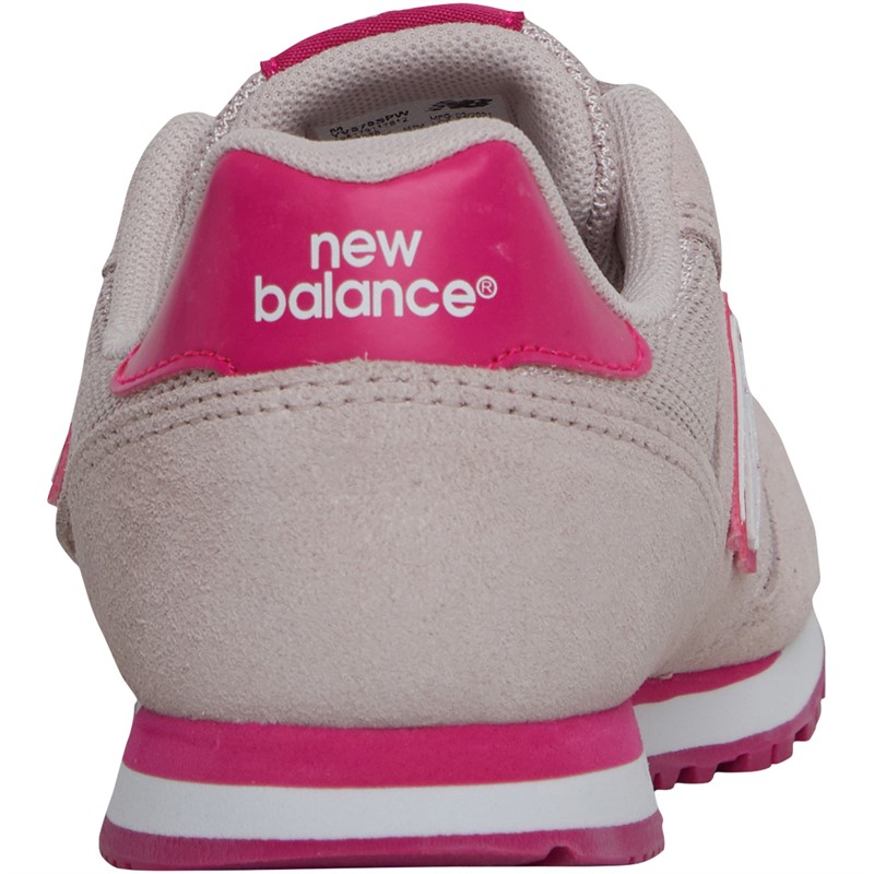 New Balance Kids 373 Hook & Loop Trainers Pink/Hot Pink