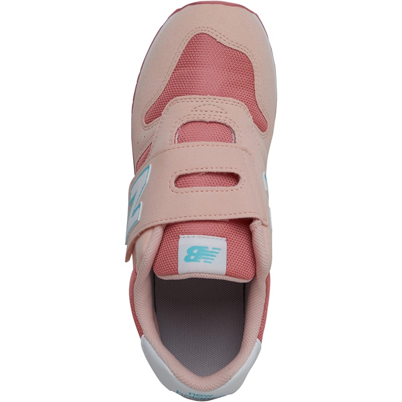 New Balance Kids 373 Hook & Loop Trainers Pink/Blue/White