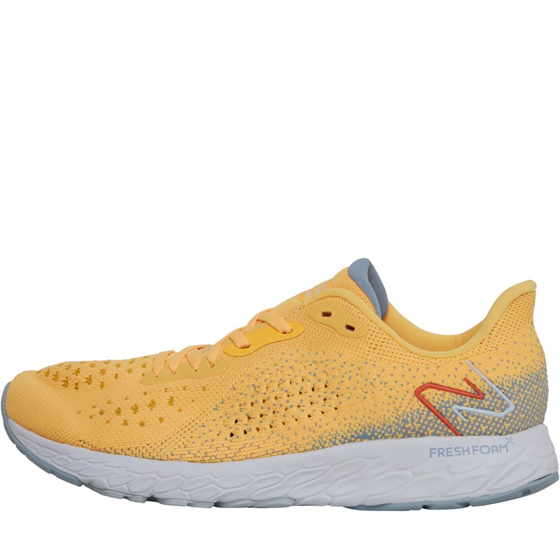 Men's yellow clearance new balance shoes