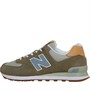 New Balance Mens 574 Trainers Mushroom Cyclone