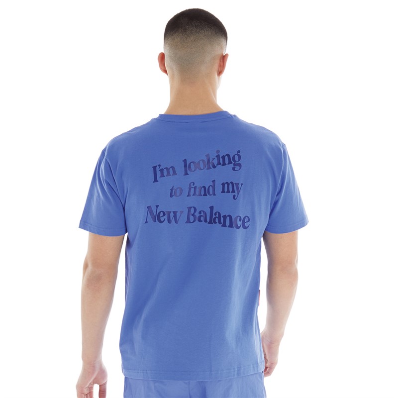 New Balance Mens Athletics Day Tripper Graphic T-Shirt Aura