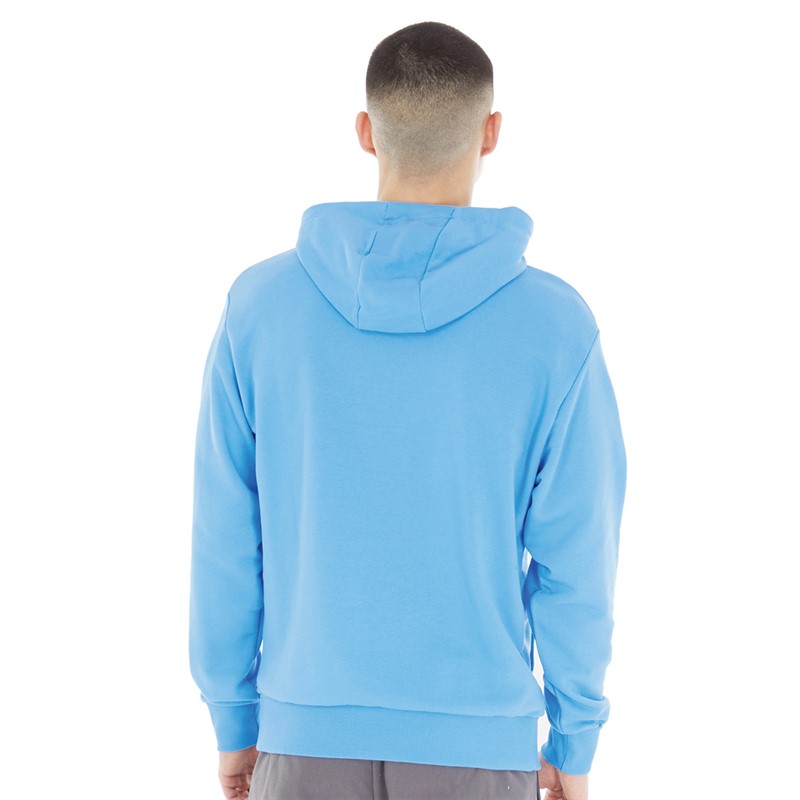 New Balance Mens Essentials Celebrate Hoodie Vibrant Sky