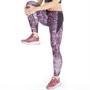 New Balance Womens Printed Impact Running Tights Raisin