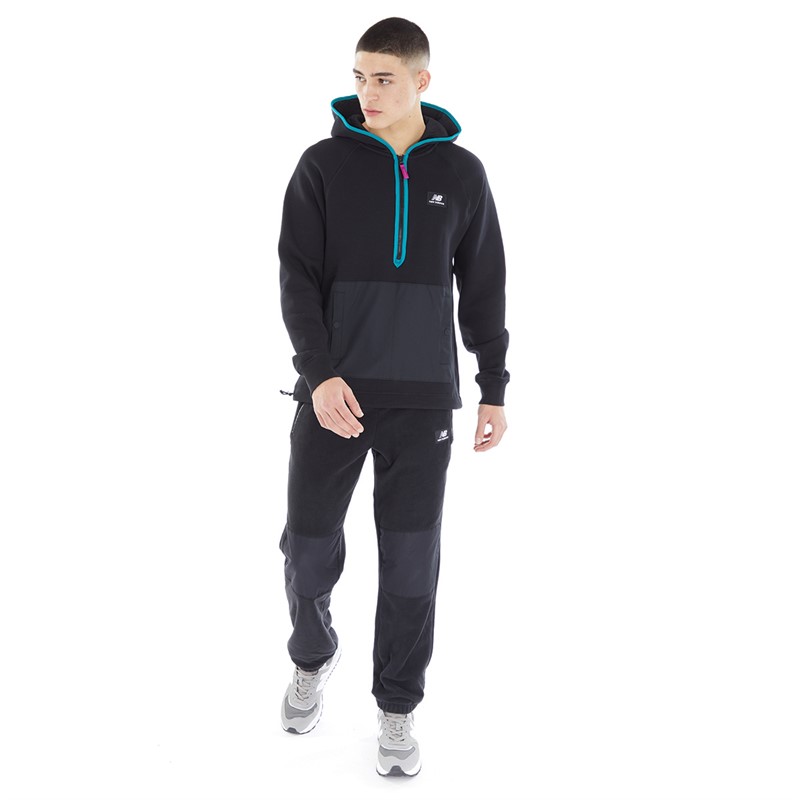 Buy New Balance Mens Athletics Terrain Hoodie Black