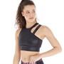 New Balance Womens Q Speed Shape Shield Medium Support Sports Bra Black