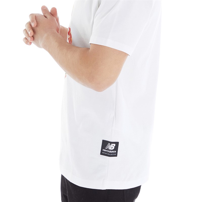New Balance Mens NB x Kody Mason Graphic T-Shirt White