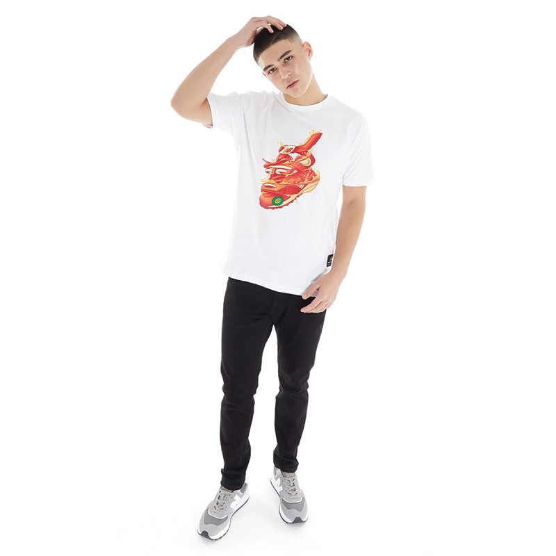 New Balance Mens NB x Kody Mason Graphic T-Shirt White