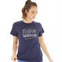 New Balance Womens Sport Keyline Graphic T-Shirt Navy