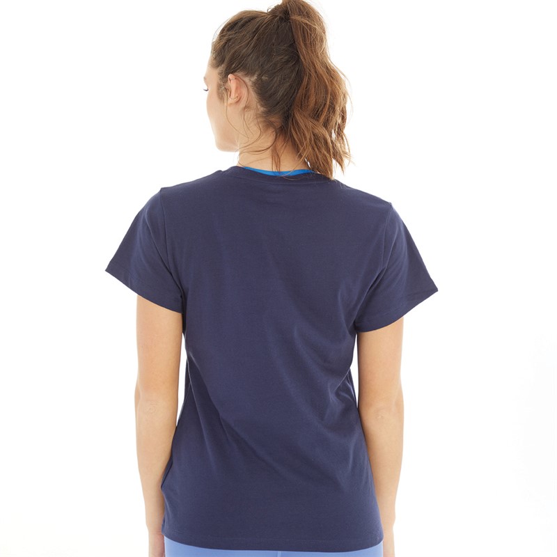 New Balance Womens Sport Keyline Graphic T-Shirt Navy