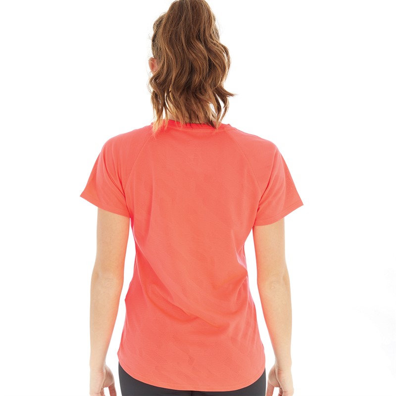 New Balance Womens Q Speed Jacquard Running T-Shirt Electric Red