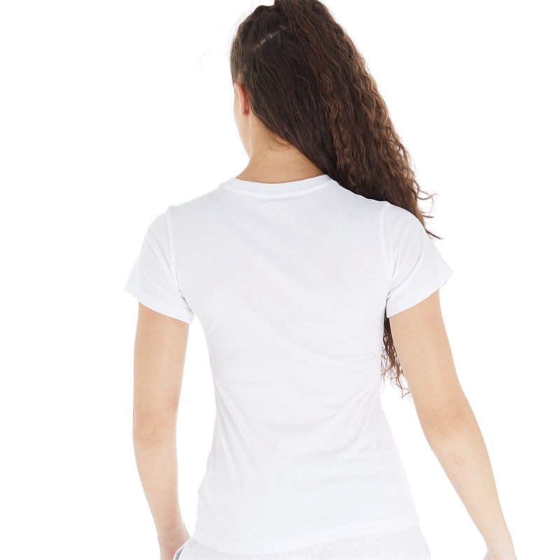 New Balance Womens Sport Fill Graphic T-Shirt White