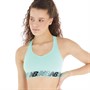 New Balance Womens Pace 3.0 Medium Impact Sports Bra Turquoise