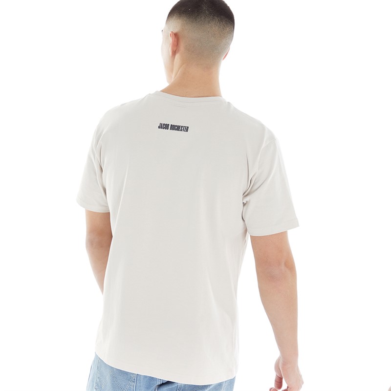 New Balance Mens NB x Jacob Rochester Gear Up T-Shirt Moonbeam