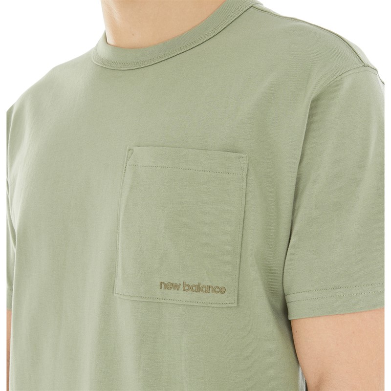 New Balance Mens Athletics Nature State T-Shirt Olive Leaf