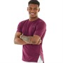 New Balance Mens Q Speed Jacquard Running T-Shirt Burgundy