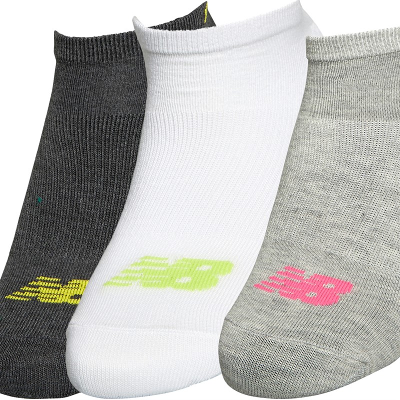 New Balance Damen Logo Keine Show Socken Mehrfarbig