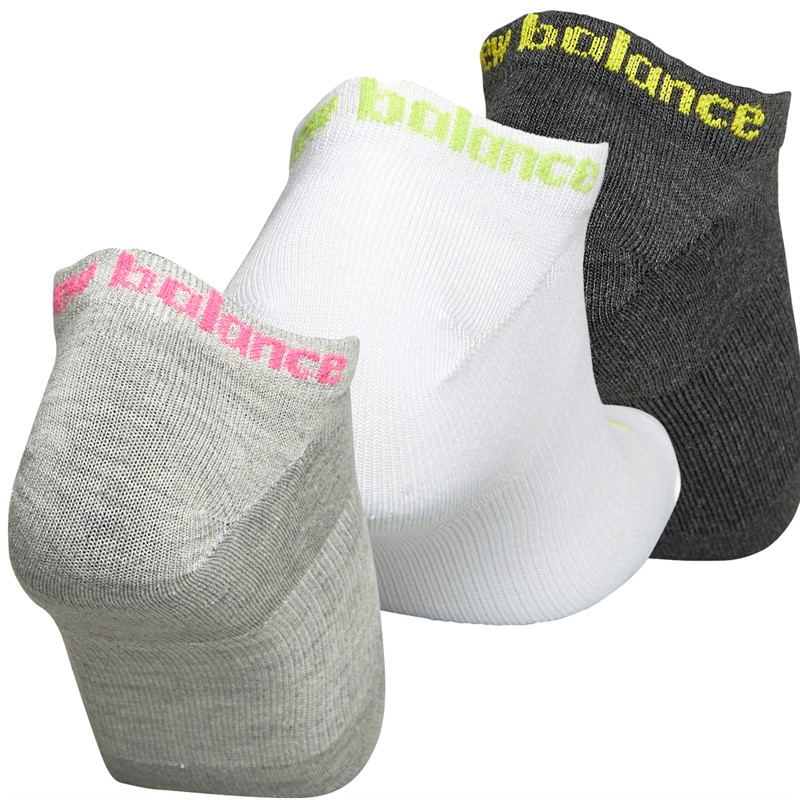 New Balance Damen Logo Keine Show Socken Mehrfarbig