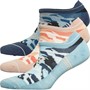 New Balance Womens Three Pack Impact Ankle Repreve Running Socks Pink/Navy/Blue