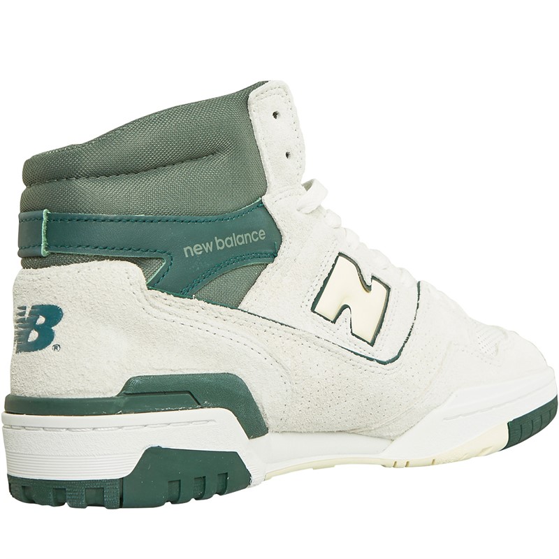 New Balance Mens 650 Trainers Off White/Green