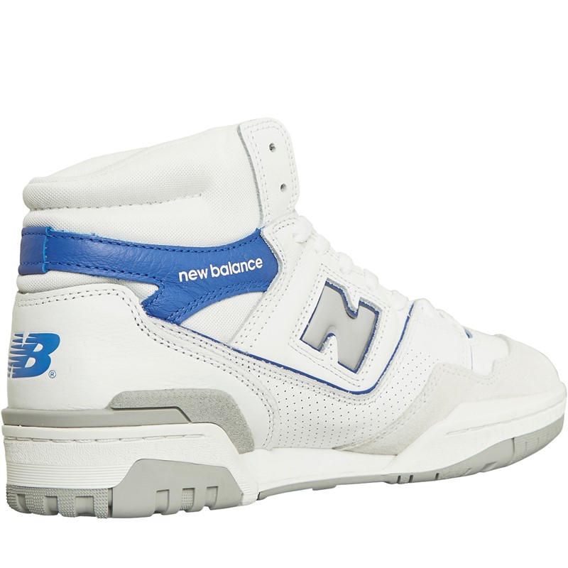 New Balance Mens 650 Trainers White/Blue