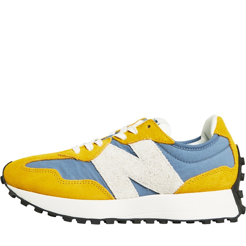 New Balance Womens 327 Trainers Varsity Gold/Mercury Blue