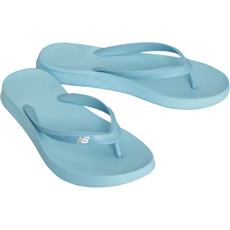 Buy New Balance Mens 240 NB Logo Flip Flops Summer Sky