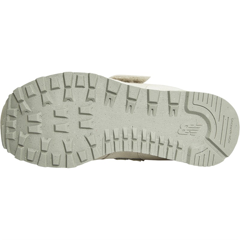 New Balance Kids 574 Hook And Loop Trainers Moonbeam