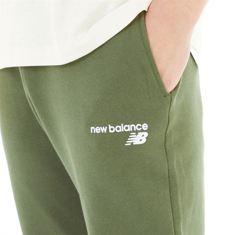 New Balance Pantalon en molleton classique Homme Olive