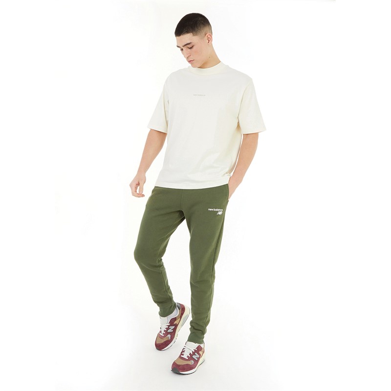 New Balance Pantalon en molleton classique Homme Olive