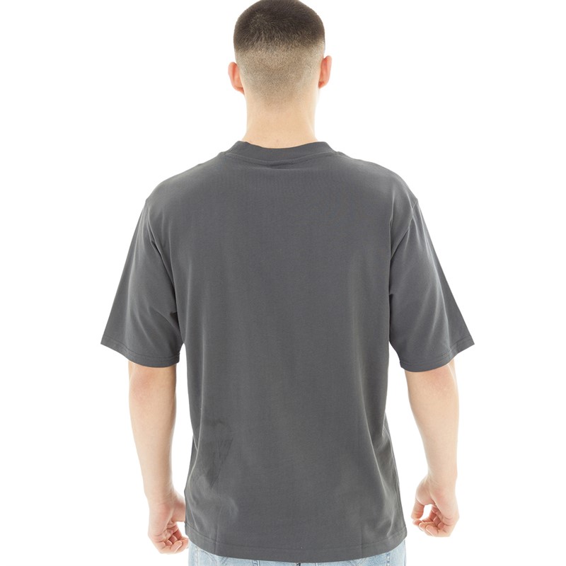 New Balance Mens Athletics Linear T-Shirt Blacktop